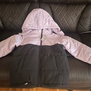 This coat is very cute, cozy, and warm for any little girl!